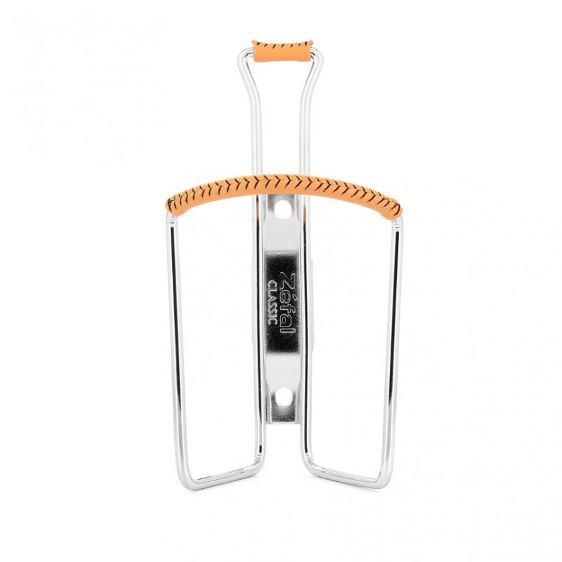 VINTAGE BOTTLE CAGE - SILVER-BROWN