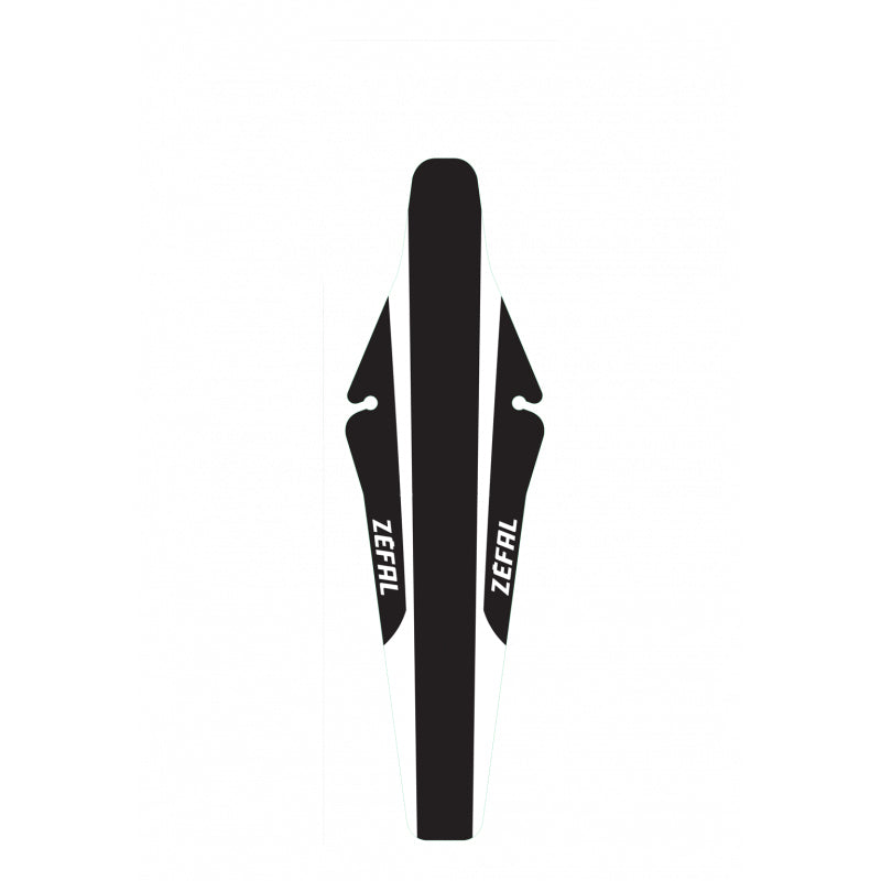 SHIELD LITE M REAR MUDGUARD - WHITE/BLACK